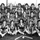 Raybestos Brakettes, 1956. Bertha Ragan Tickey sits in the middle of the front row. Photo: Brakettes Softball Photo Archive.
